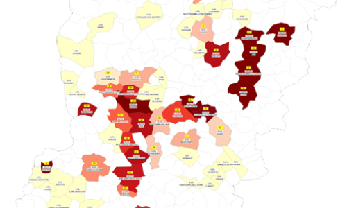 Carte mortalité hivernale 2014-2015